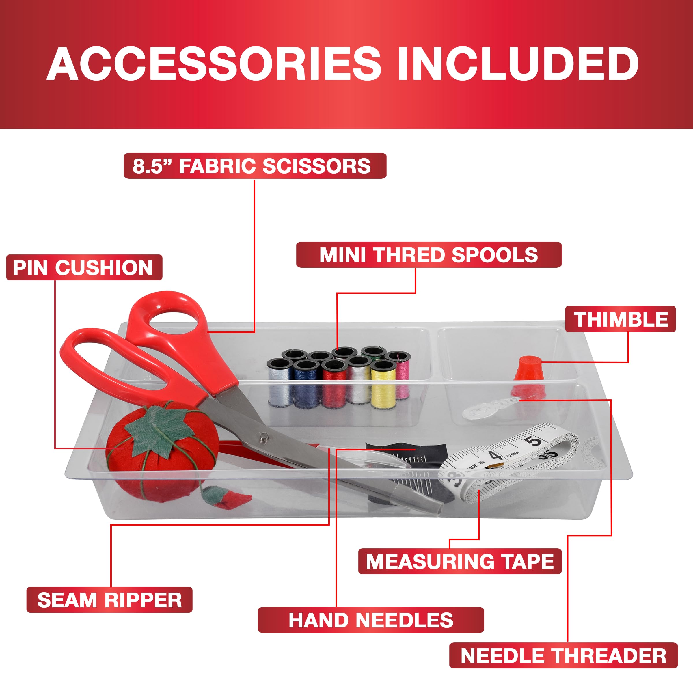 Amazon.com: SINGER Sewing Basket with Sewing Kit Accessories